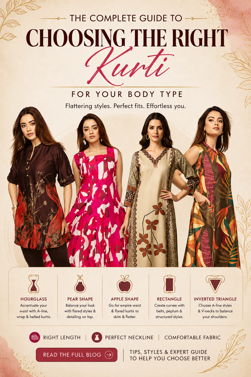 The Complete Guide to Choosing the Right Kurti for Your Body Type