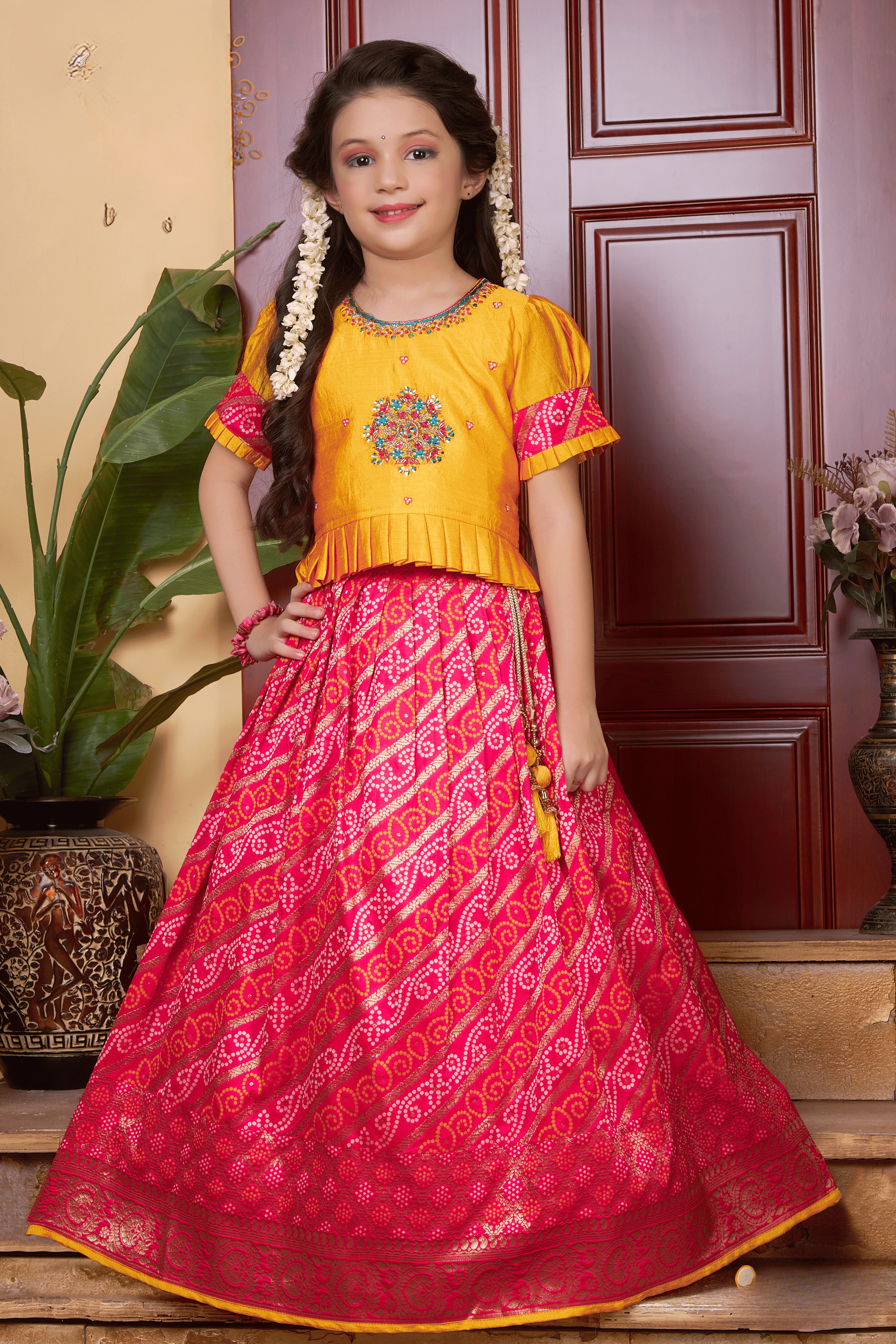 New Collection Trendy & Fashionable Lehenga Choli for 5 to 15 Years Girl