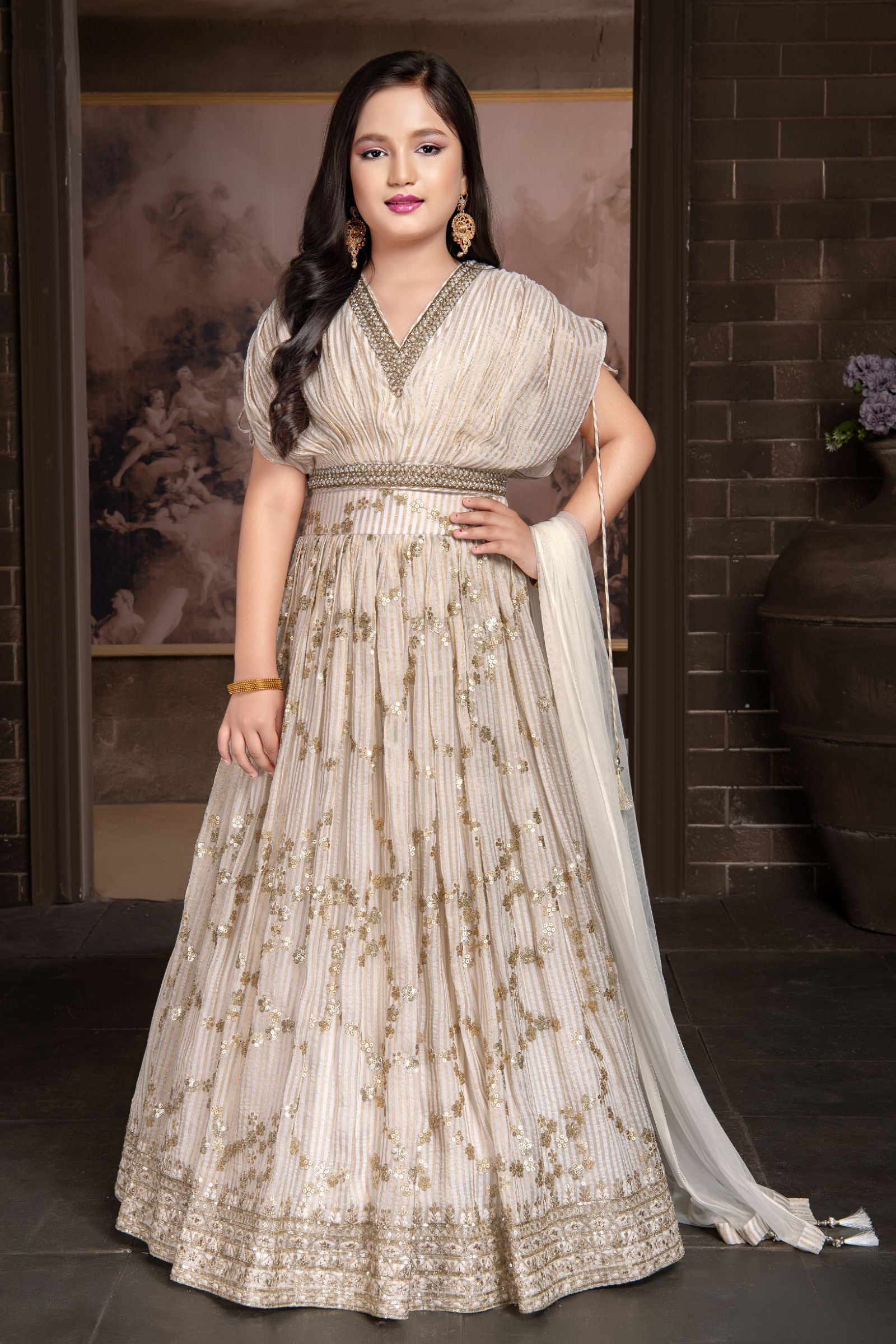 Party Wear Girl Dress Lehenga Party Wear Dresses For Girls Deep