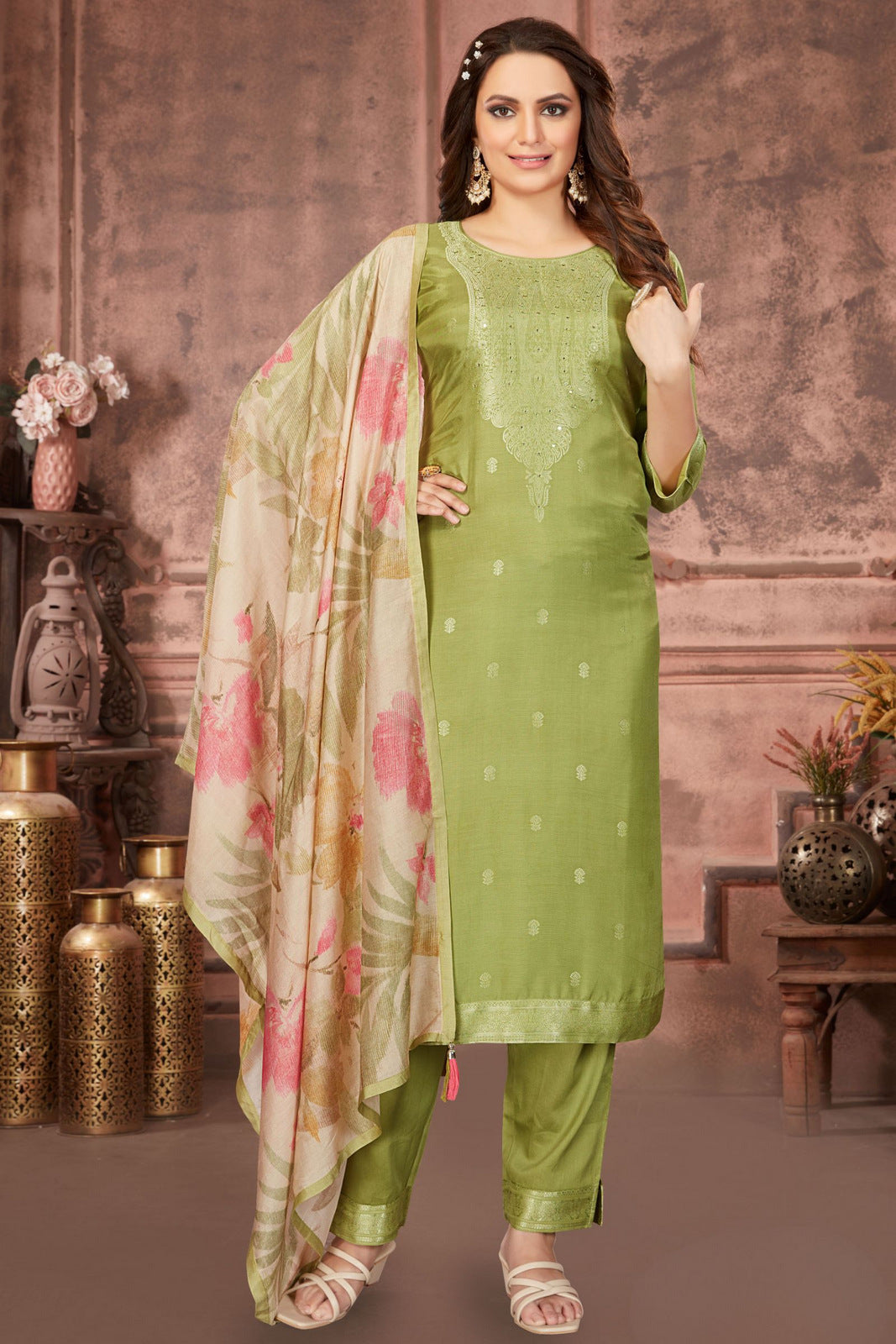 Straight hotsell salwar suit