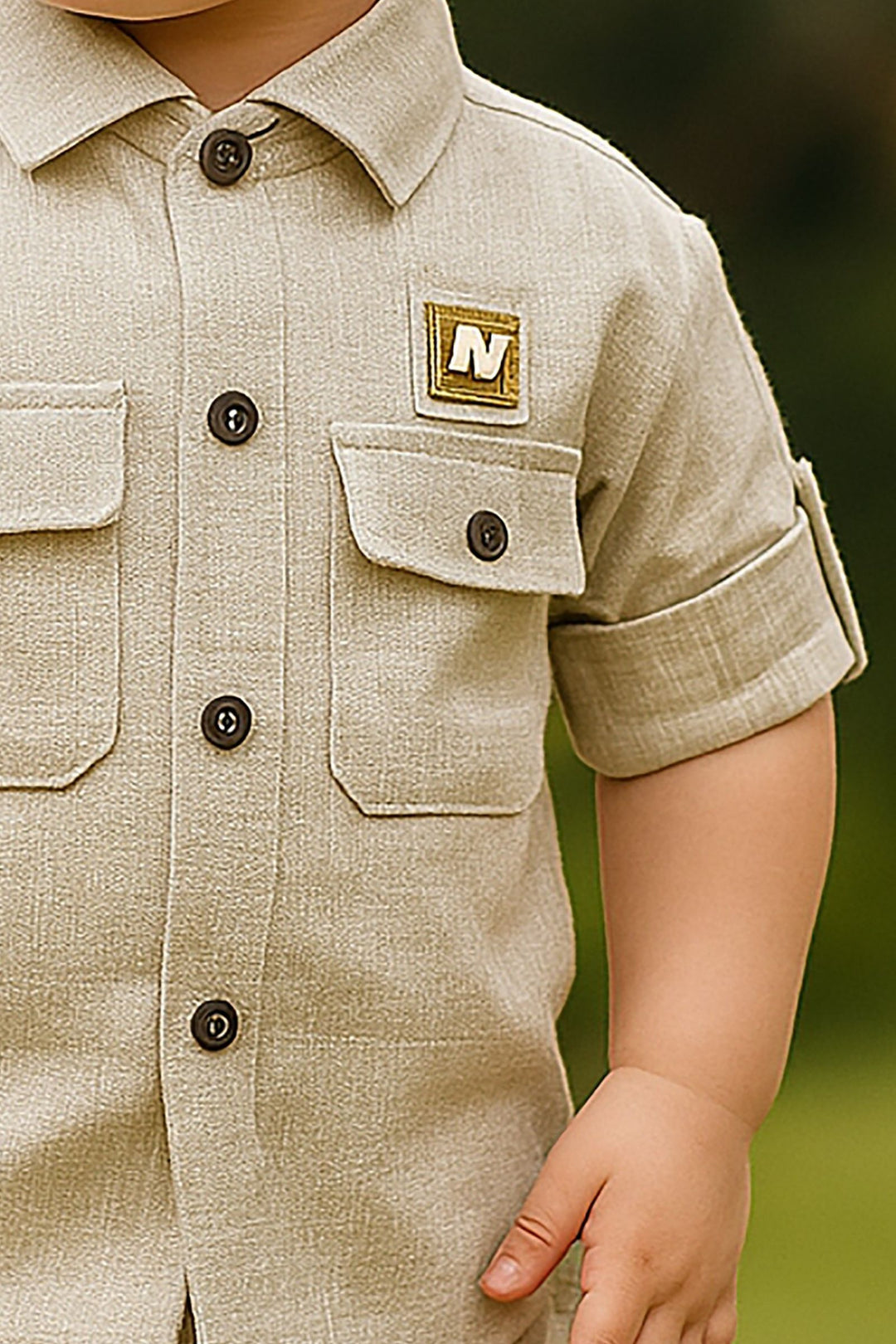 Fawn Shirt and Pant Set for Boys