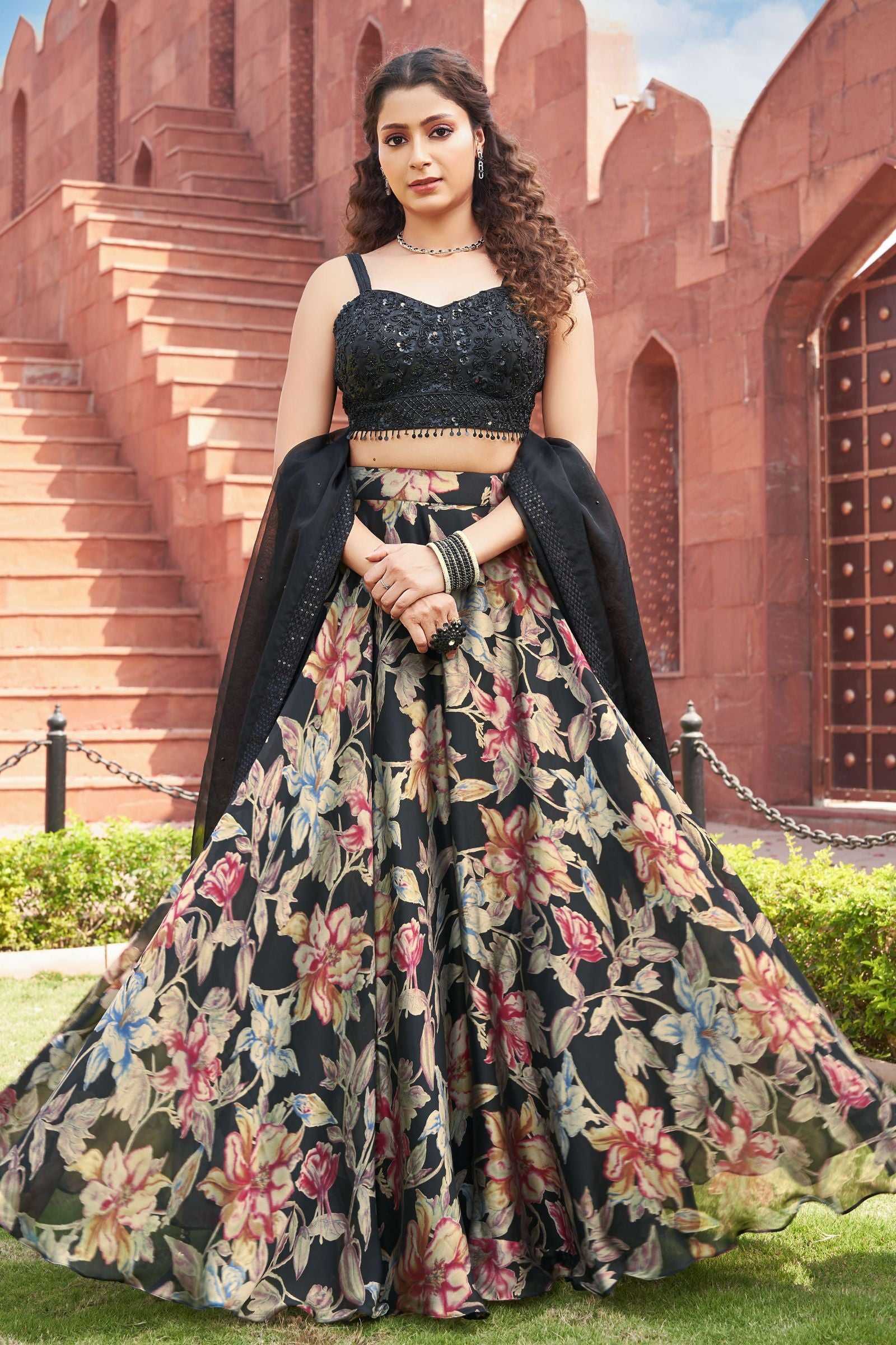 Crop Top Lehenga Seasons Chennai