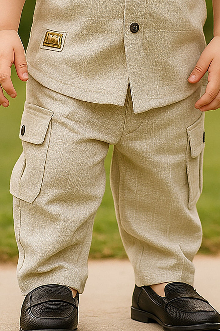 Fawn Shirt and Pant Set for Boys