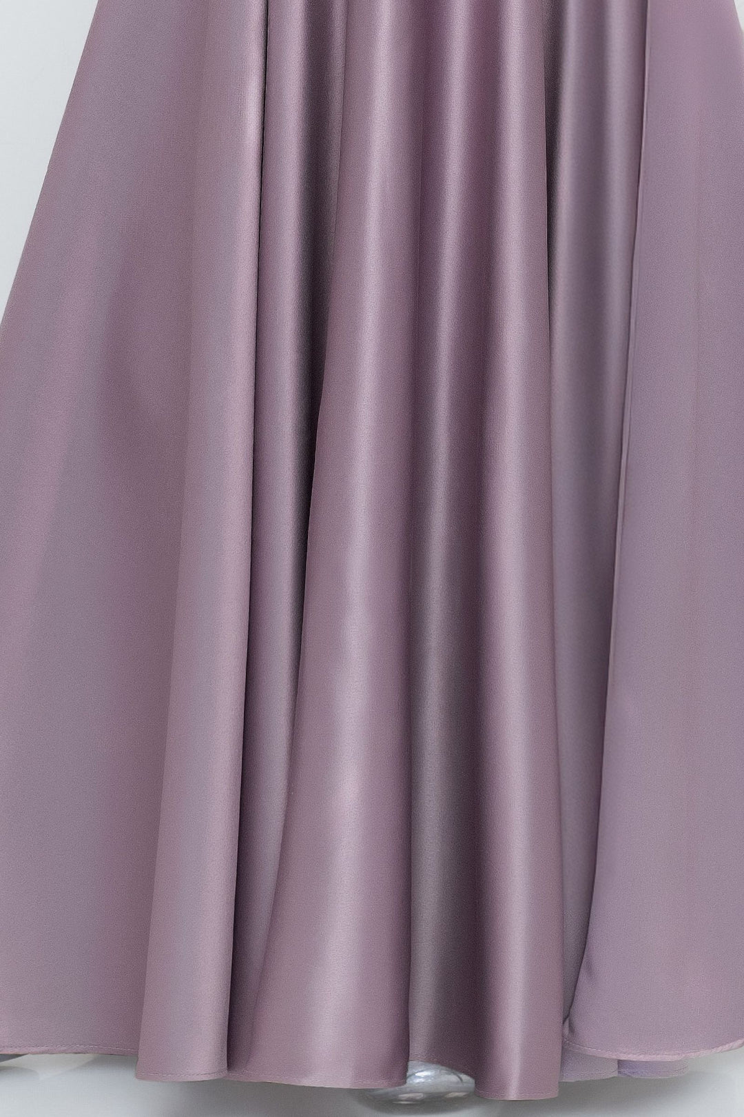 Girls Party Wear Off-Shoulder Gown with Attached Bow and Sparkle Waistband