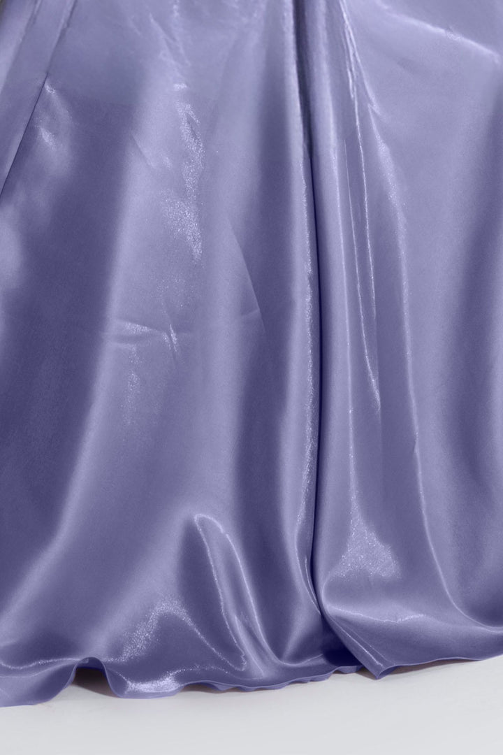 Flint Purple Long Party Gown for Girls