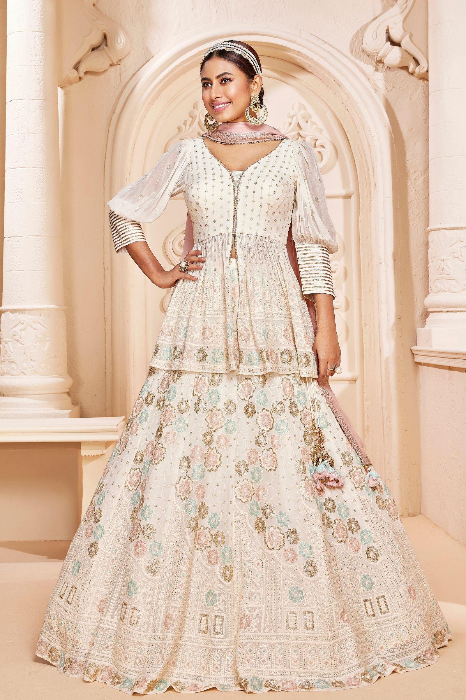Designer Bollywood Party Wear Indian Lehenga Choli & Sharara Bridal Wedding  | eBay