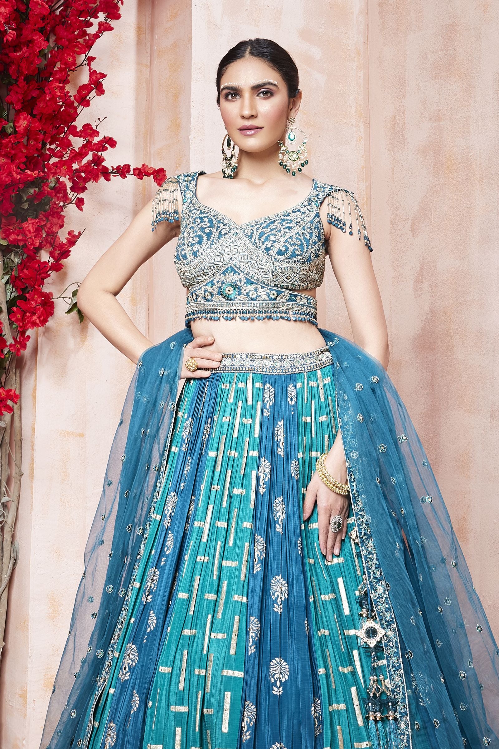 New Collection Embroidery Lehenga Choli For Ladies at Rs.1450/Piece in  hanumangarh offer by Shahi Pehnawa