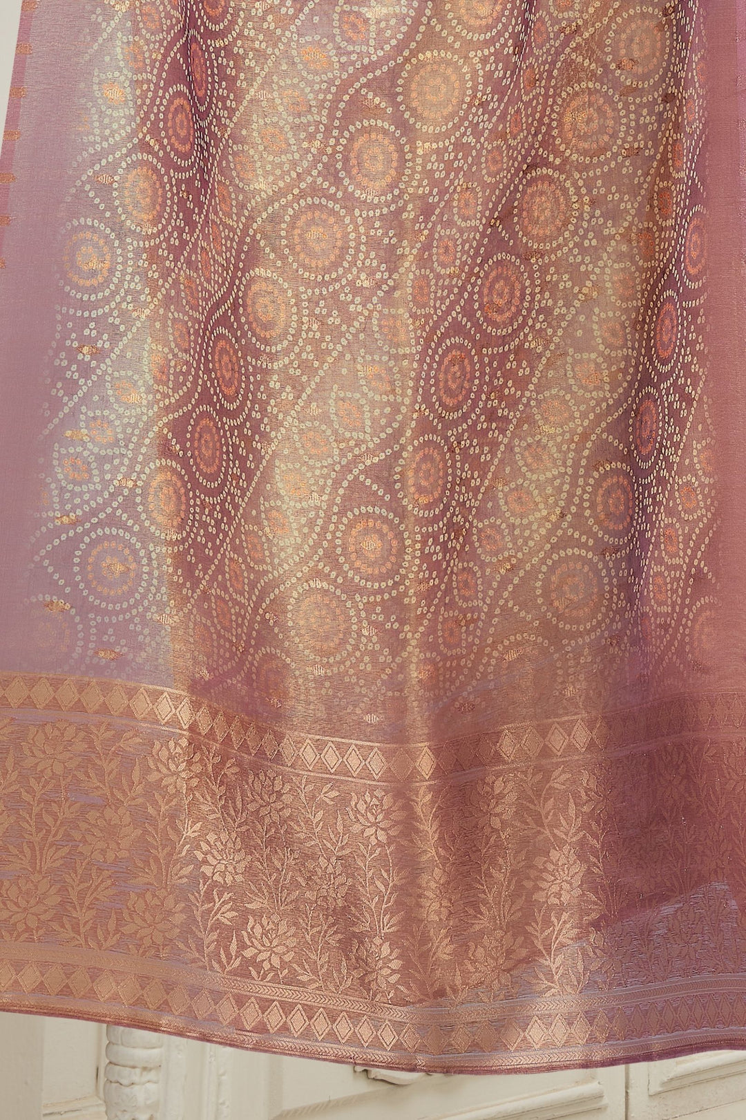 Gold Beads, Zardozi, Mirror, Stone and Thread work Straight Cut Salwar Suit