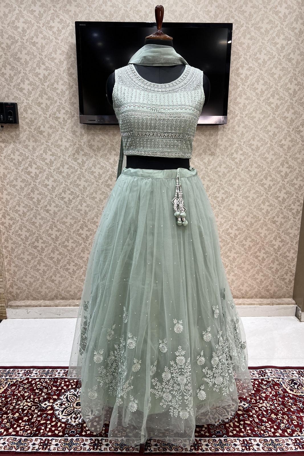 Wedding Stitched Crop Top With Lehenga, Age: 15 To 25 at Rs 699 in Jabalpur
