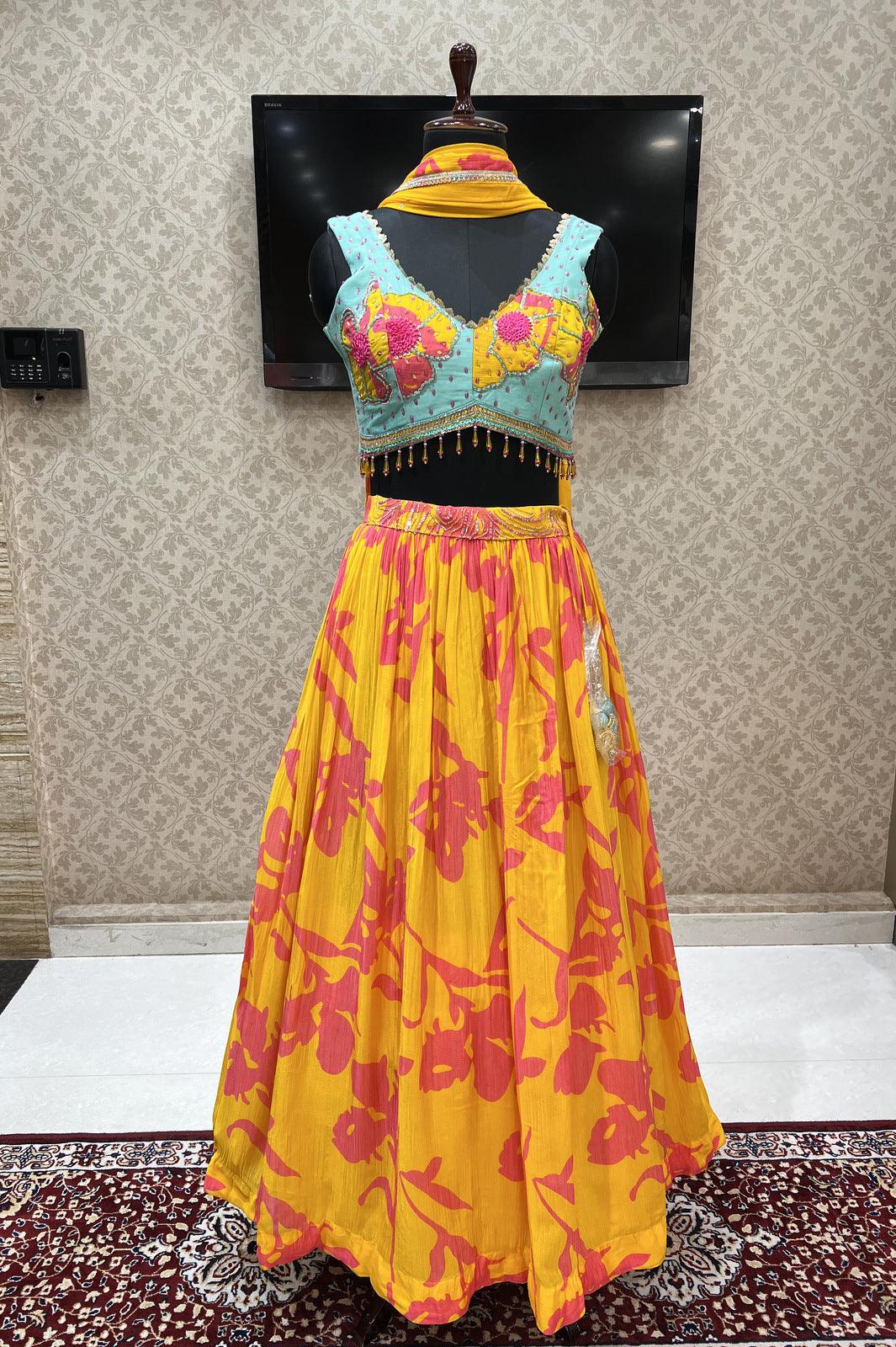 Latest 50 Crop Top and Lehenga Designs (2022) - Tips and Beauty | Lehnga  dress, Party wear lehenga, Designer party wear dresses