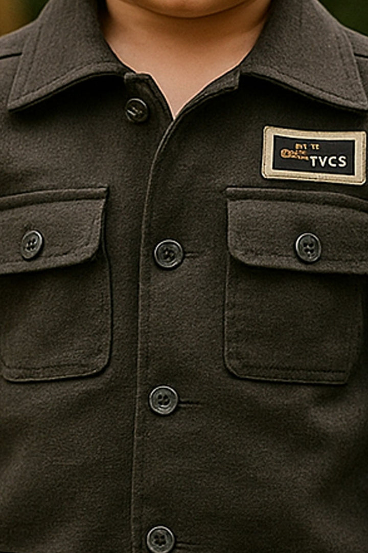 Green Shirt and Pant Set for Boys