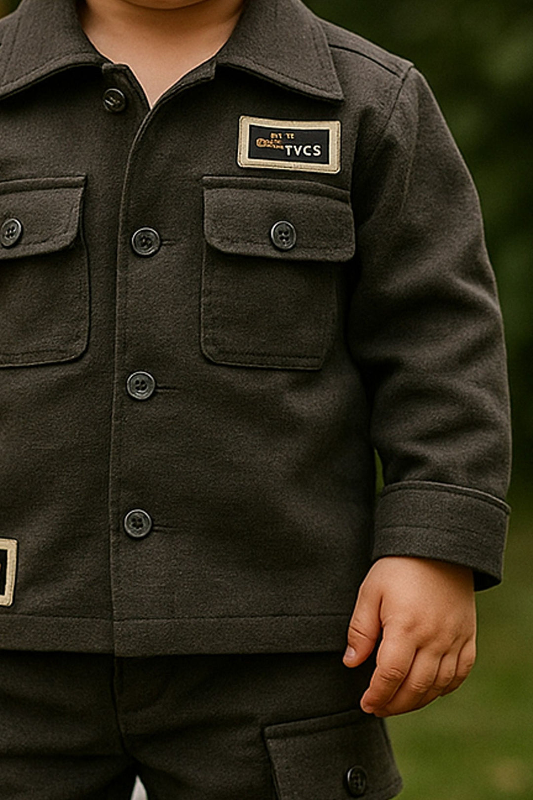 Green Shirt and Pant Set for Boys