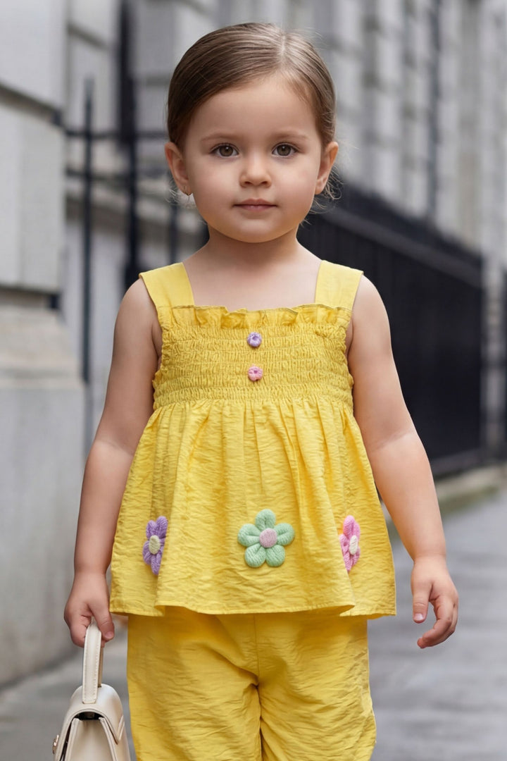 Yellow Joggers Set for Girls