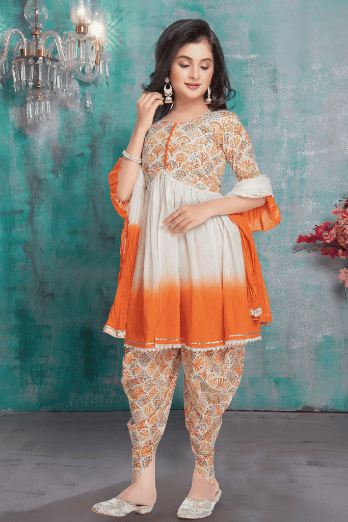 Kurti with Dhoti – Soms Creation