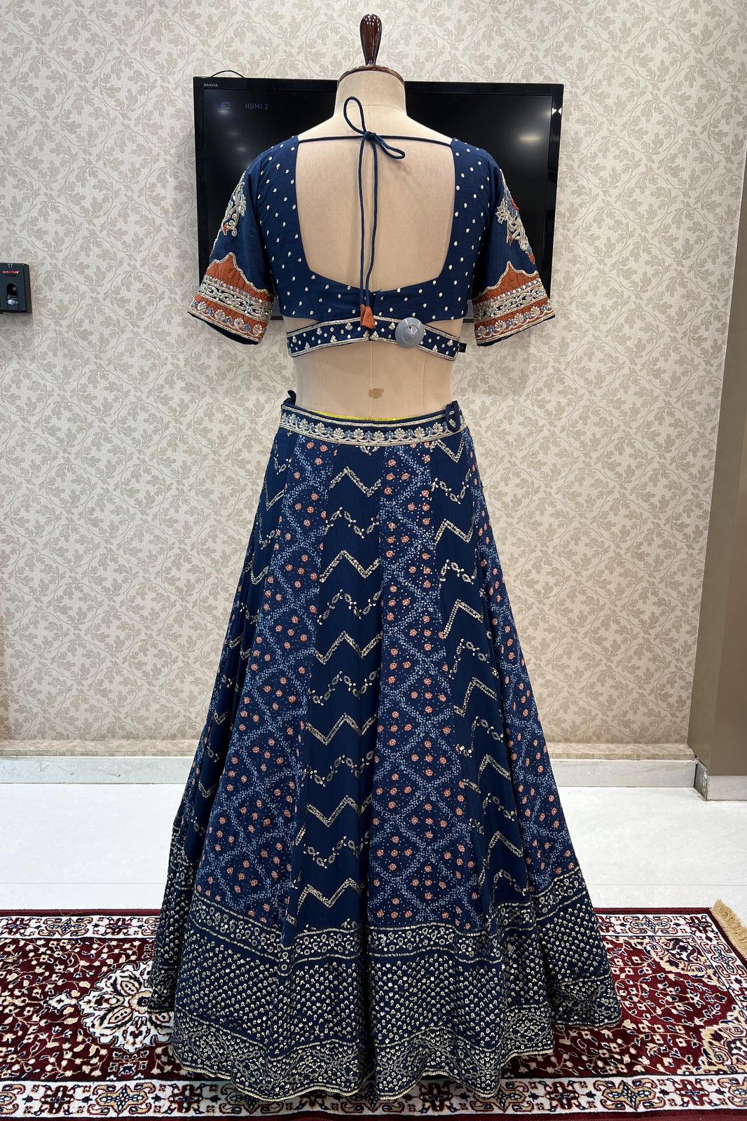 Beautiful Lehenga-Choli with superb embellishments. #Lehenga #traditional  #festival #handem… | Indian fashion dresses, Indian gowns dresses, Designer  lehenga choli