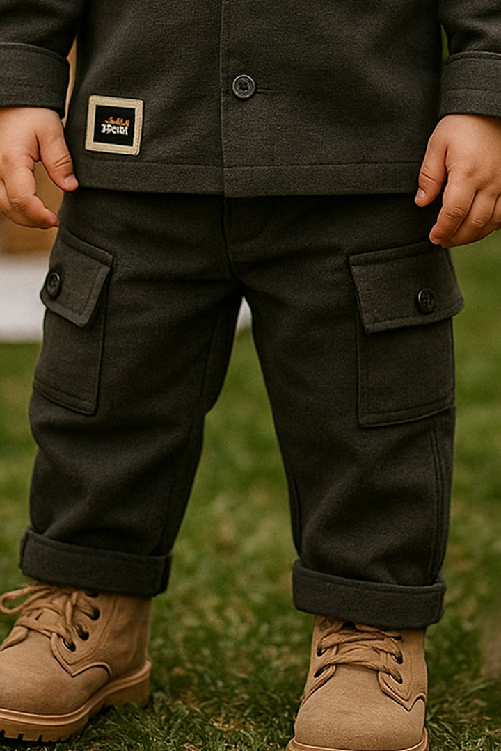 Green Shirt and Pant Set for Boys