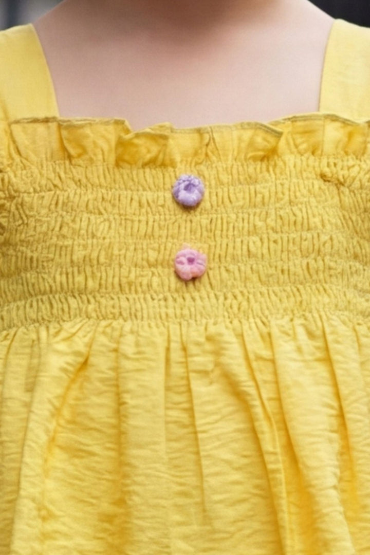 Yellow Joggers Set for Girls