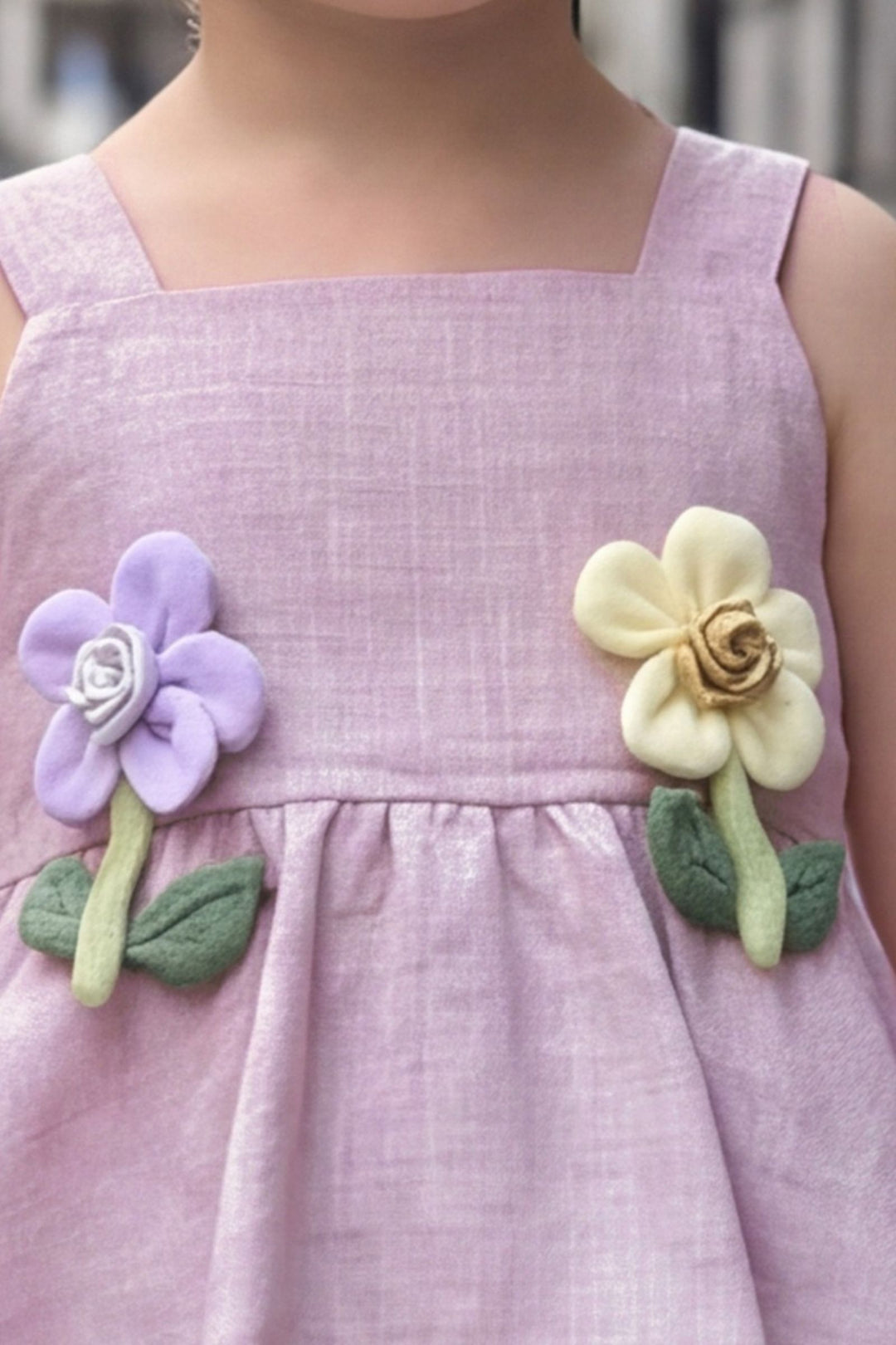 Light Lilac Top and Shorts For Girls