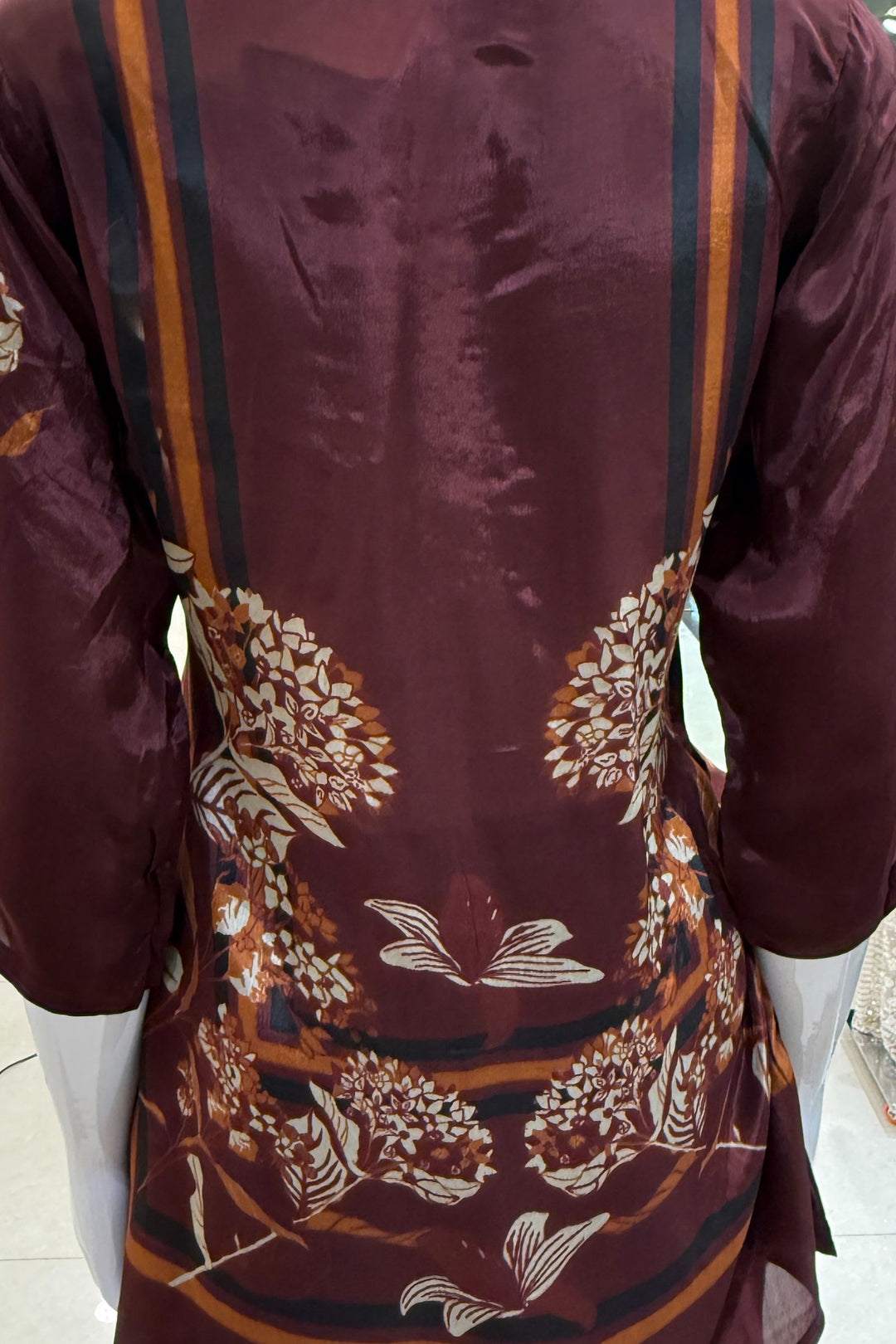 Brown Digital Print Cord Set