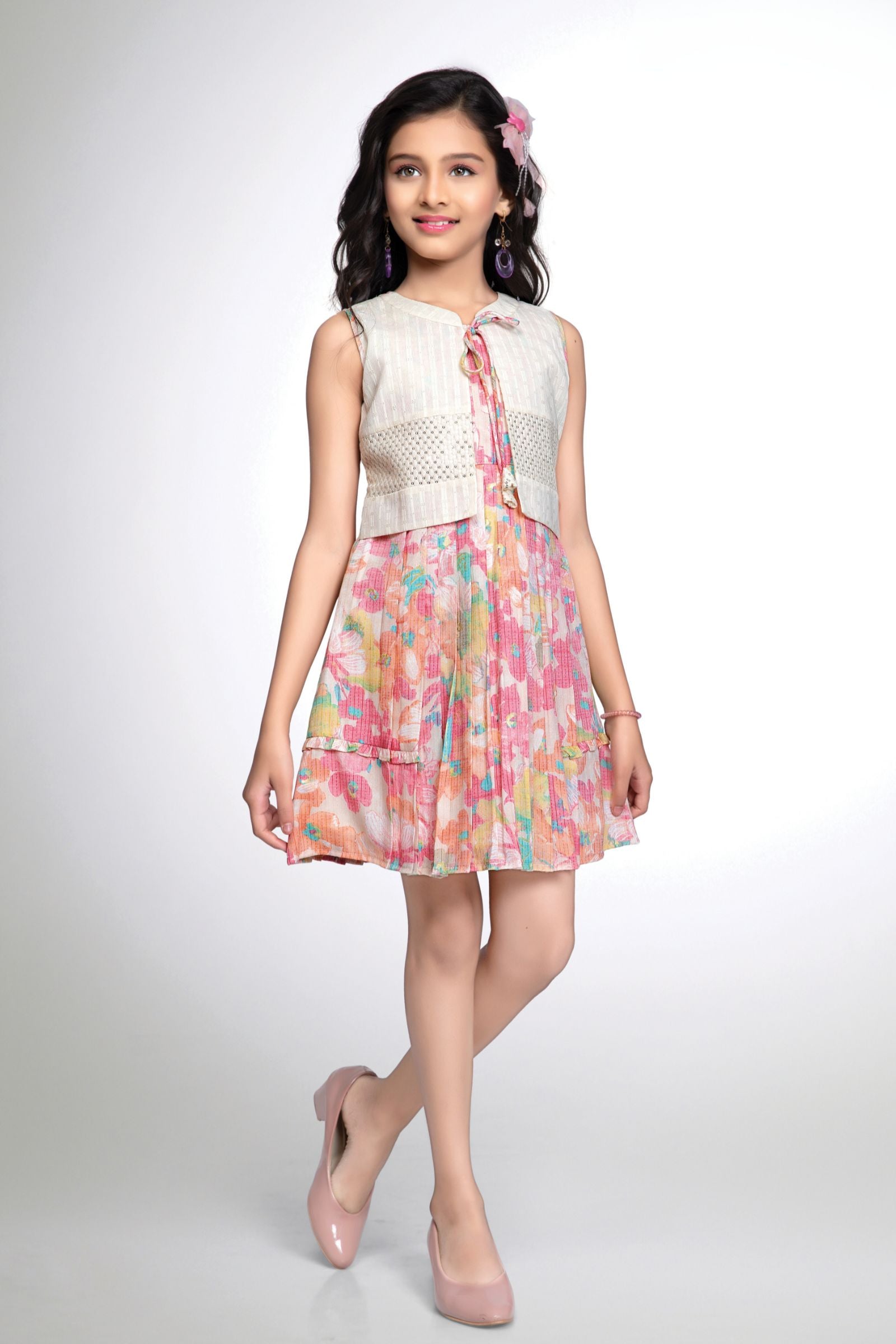 MisfitIndia Girl Cotton Frock | Dress | Cute Collection Summer wear, Dress  Pretty Look New & Latest Fashion Dress for Kids/Girls (Colour Pink)� :  Amazon.in: Fashion