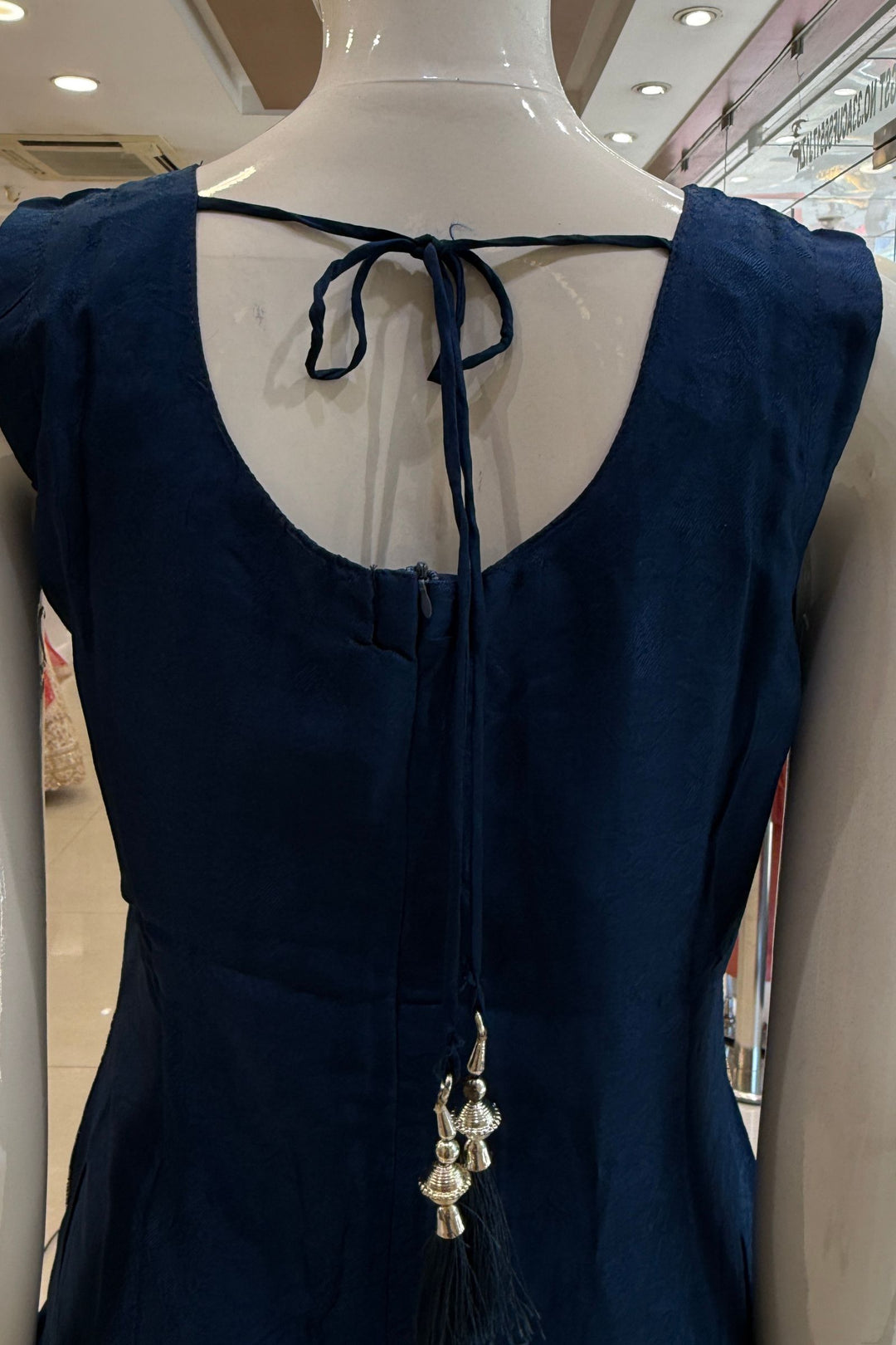 Teal Blue Banaras work Straight Cut Salwar Suit