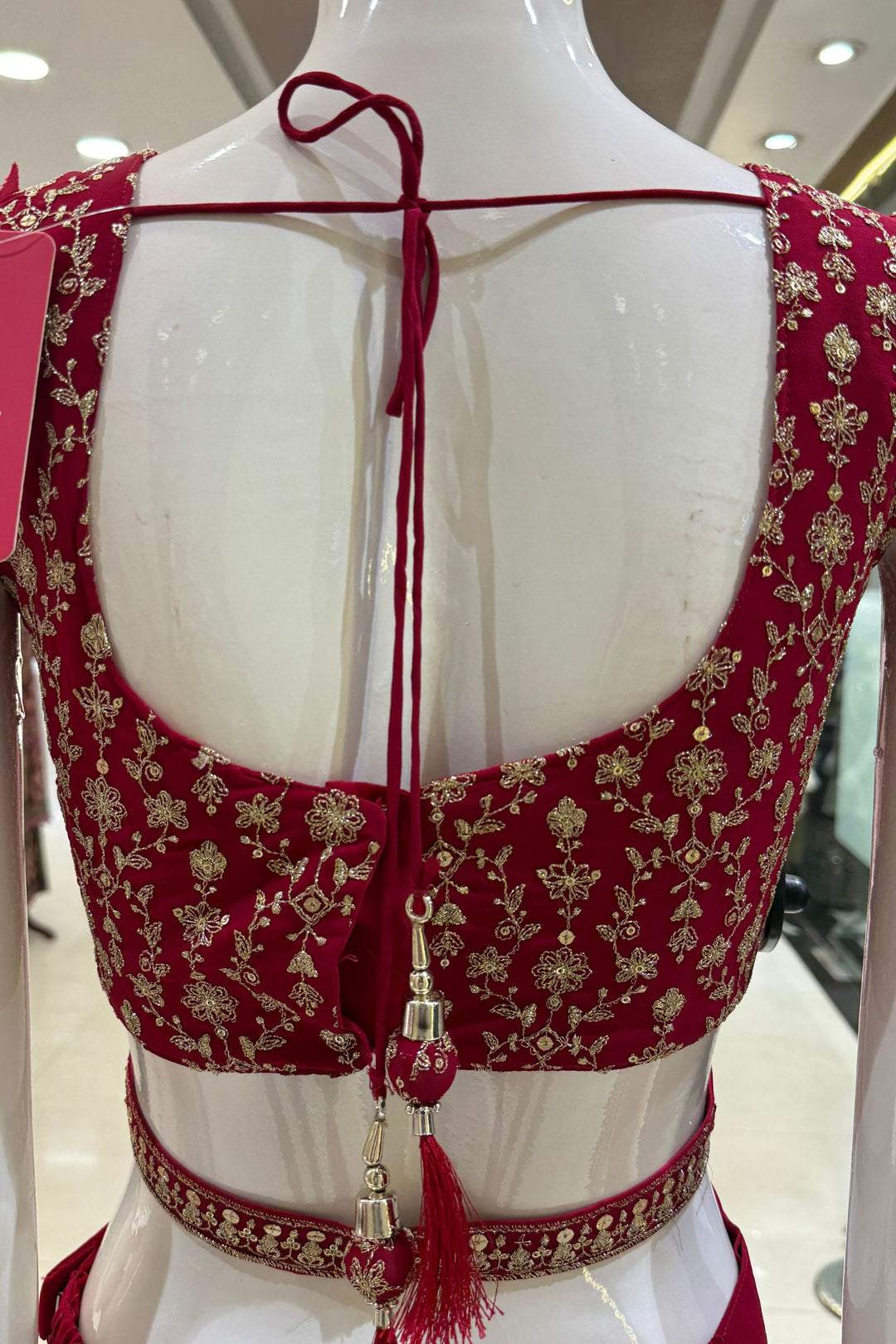 Rani Pink Sequins and Zari work Palazzo Suit Set