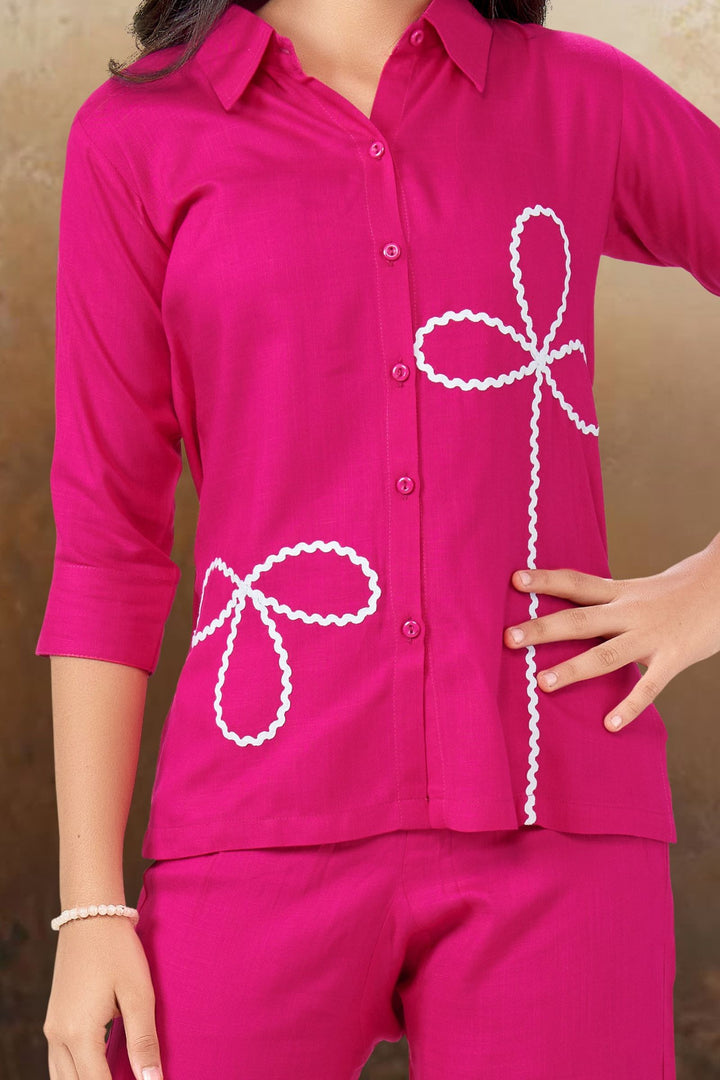 Pink Co-ord Set for Girls