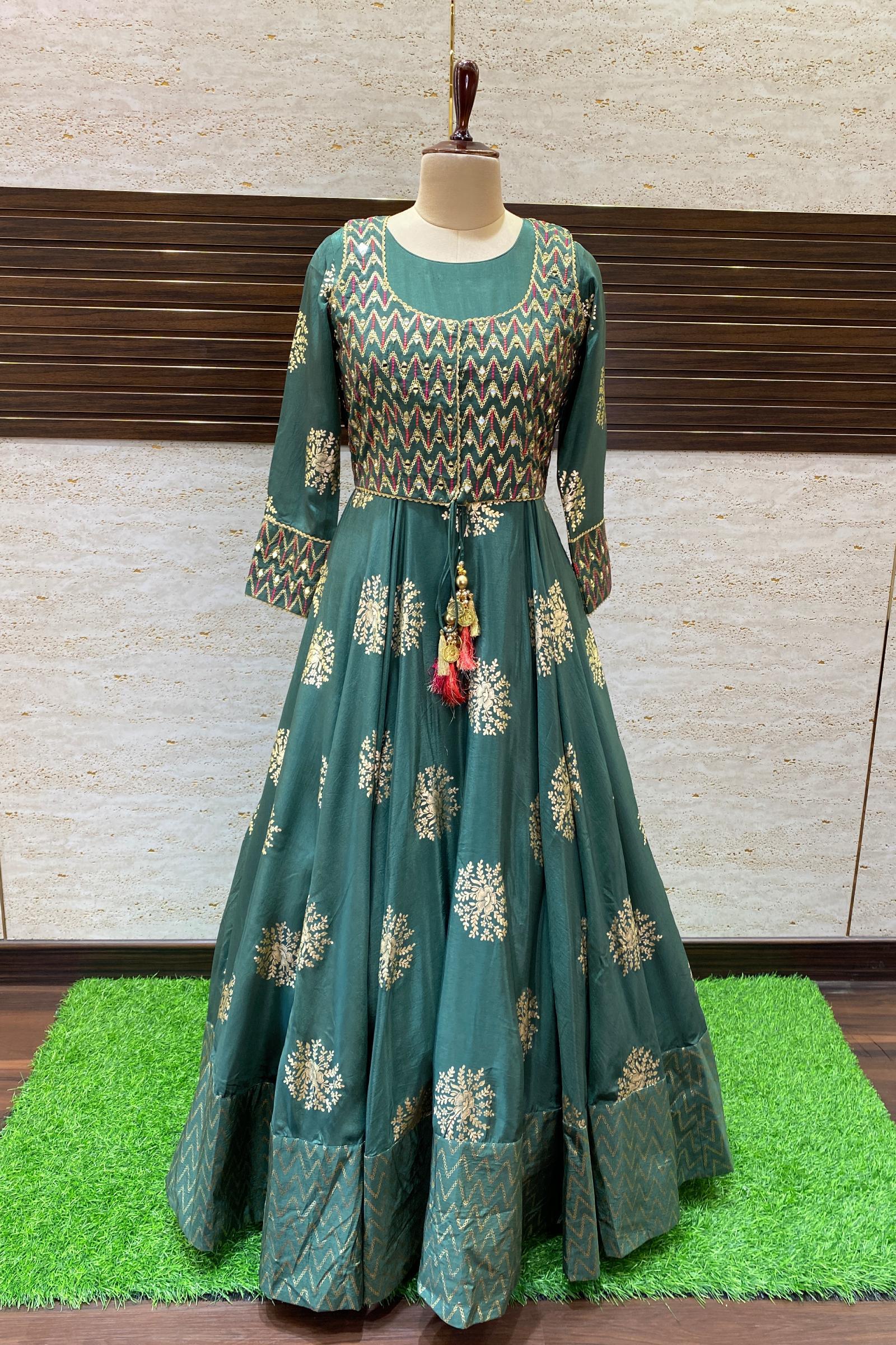 Custom Made Navy Blue Anarkali With Mint Green Dupatta Beautiful Designer Anarkali  Dress Indian Ethnic Wear Salwar Suit Churidar Frock Style - Etsy Finland