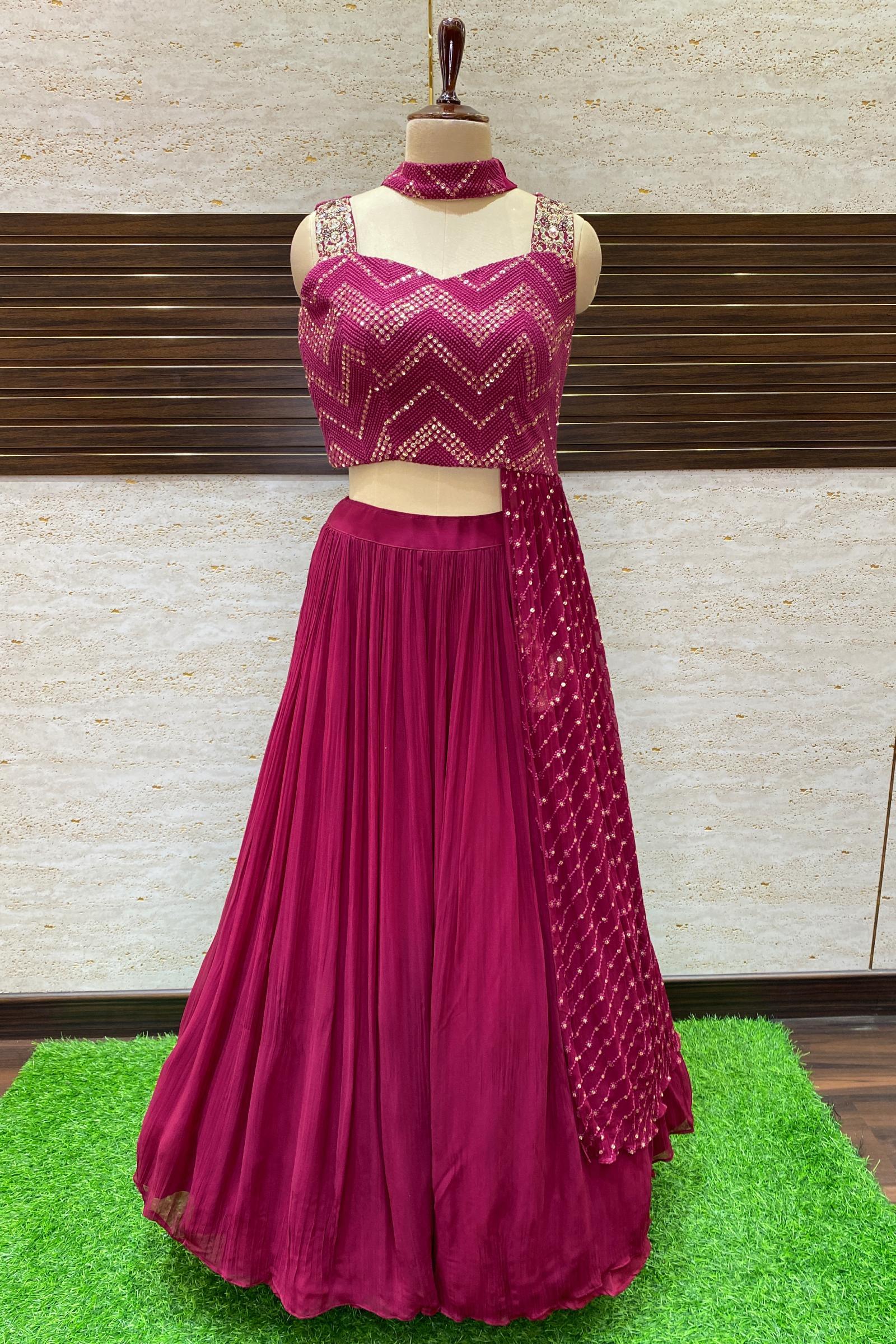 Party wear traditional crop top lehenga 2021 Blue | Crop top wedding dress  indian, Western dresses for girl, Crop top lehenga