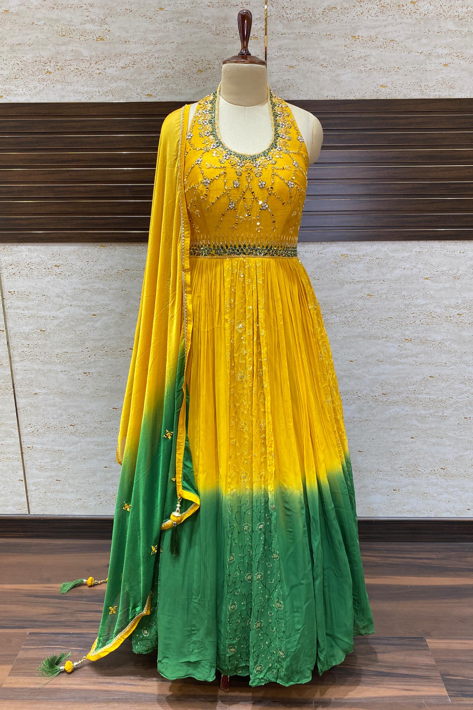 Halter neck deals anarkali suits